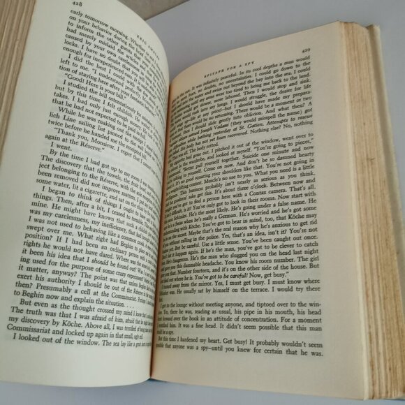 1960s Five Spy Novels Hardcover Book Vintage Blue Mystery Anthology Thrillers - Picture 7 of 9